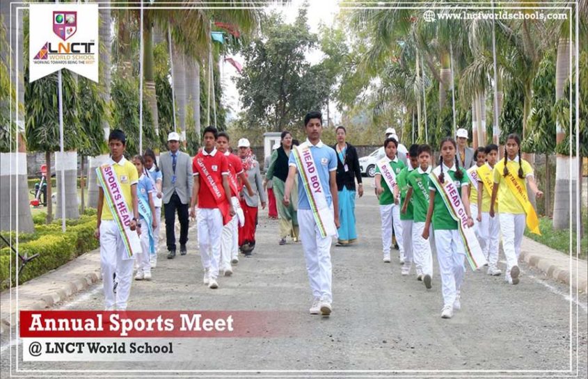 The LNCT World school celebrated its’annual sports day’