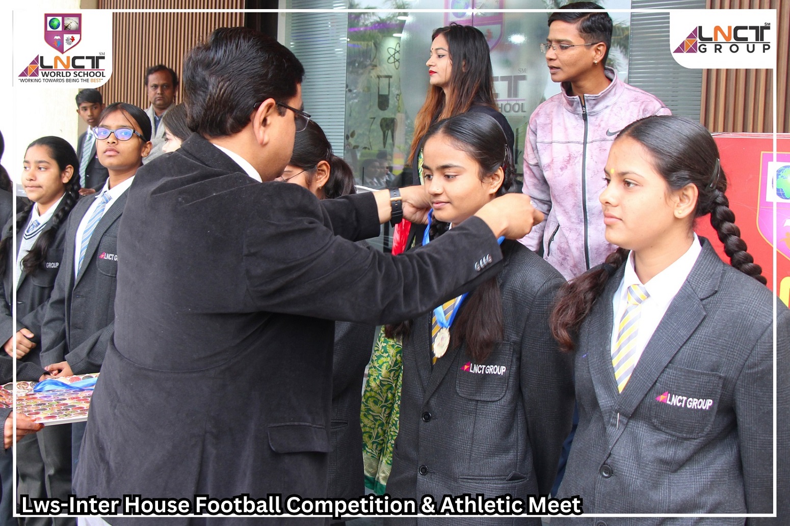 Inter House Football Competition & Athletic Meet: Medal and Certificate Distribution