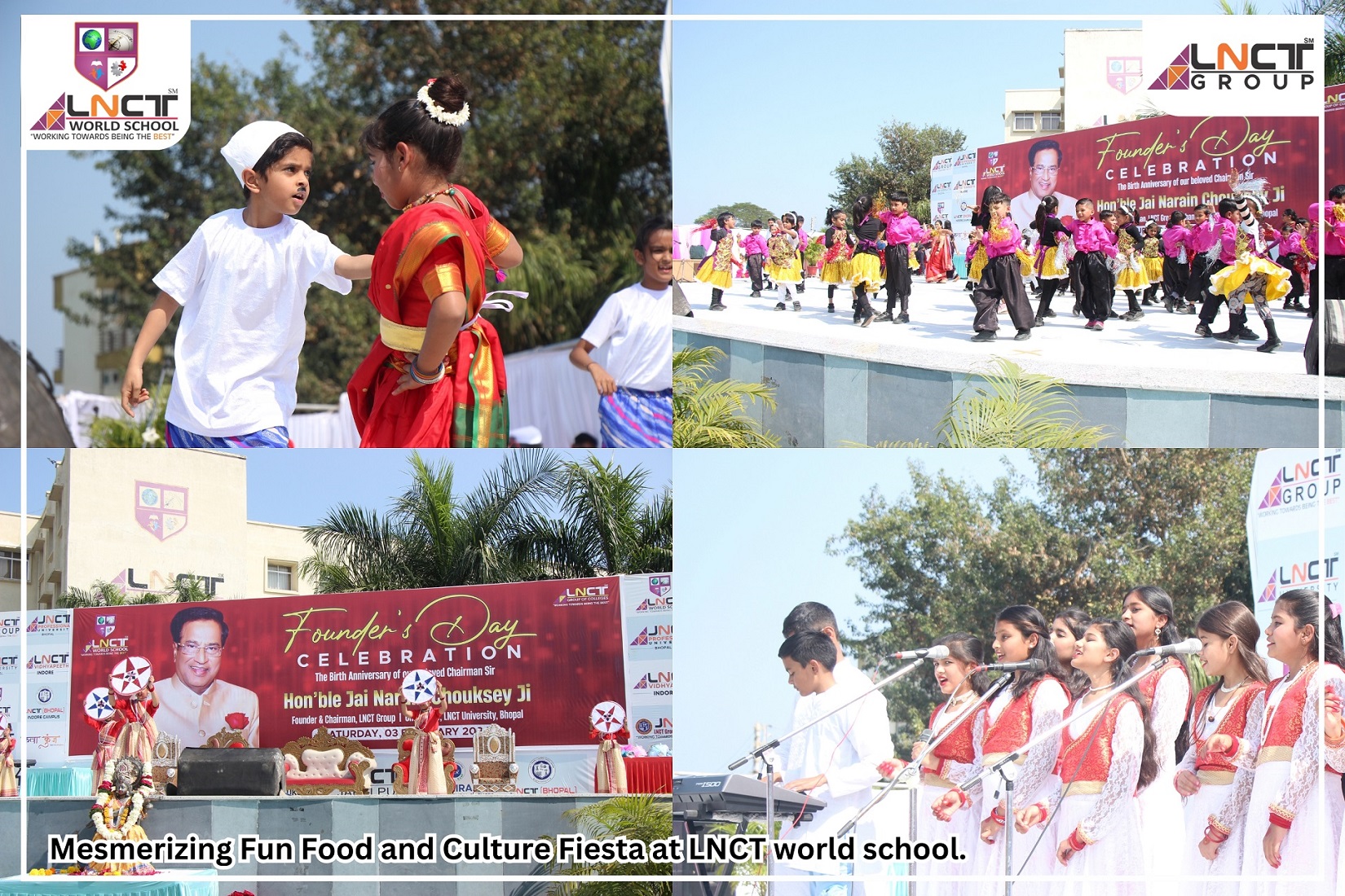 LNCT World School, Bhopal, hosted a mesmerizing Fun Food and Cultural Fiesta