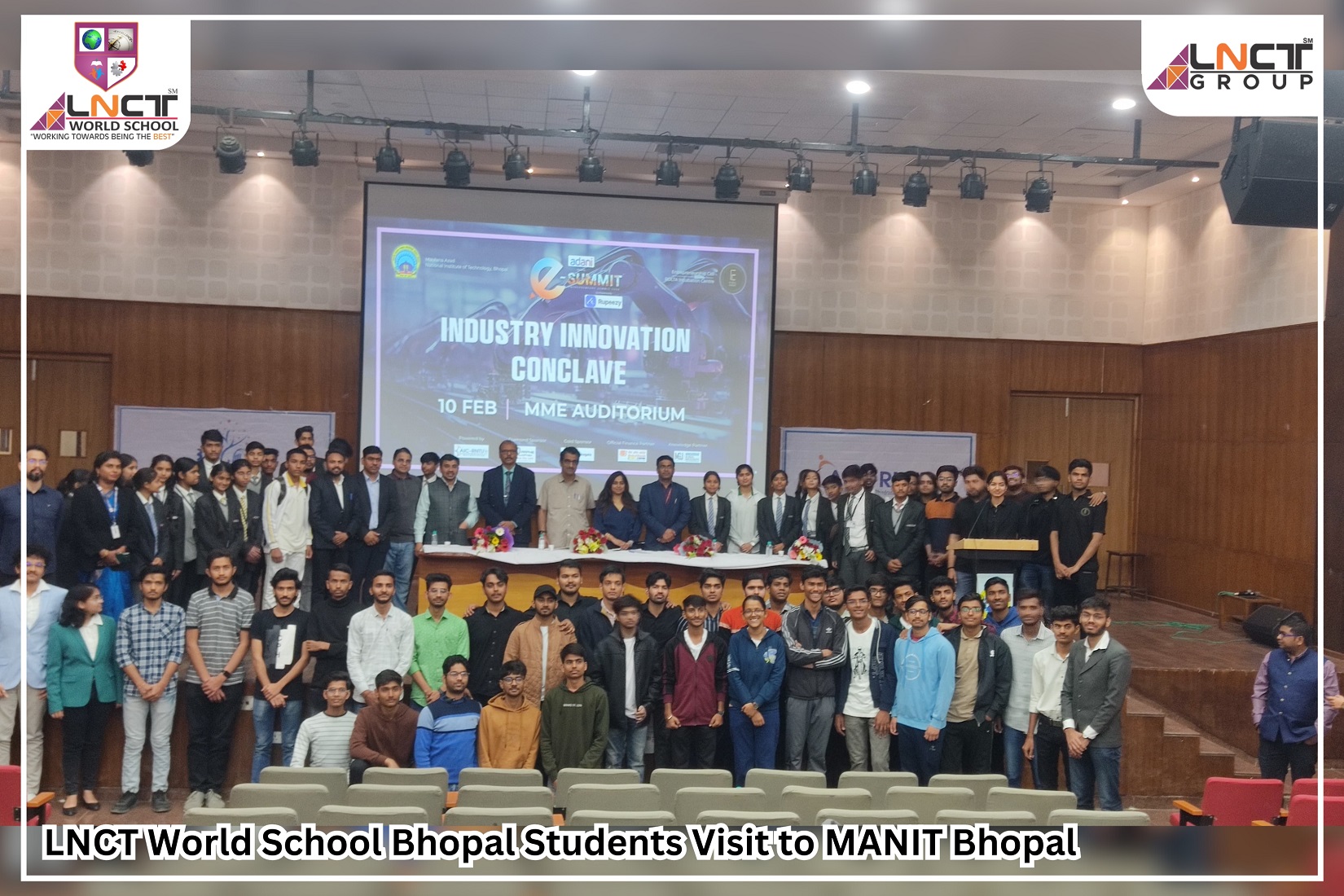 LNCT World School Students Embark on a Memorable Visit to MANIT College, Bhopal