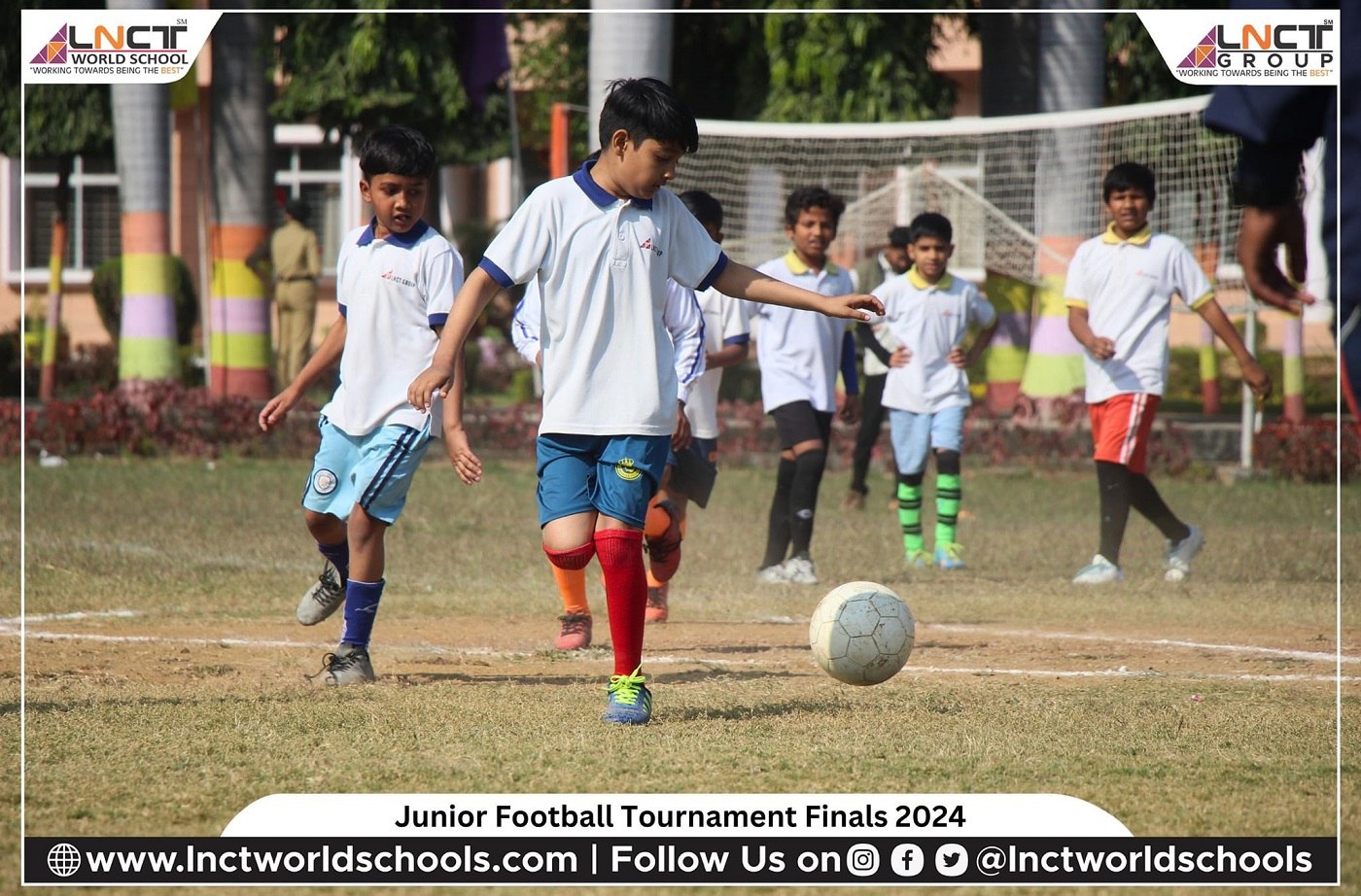 Junior Football Tournament Finals at LNCT World School