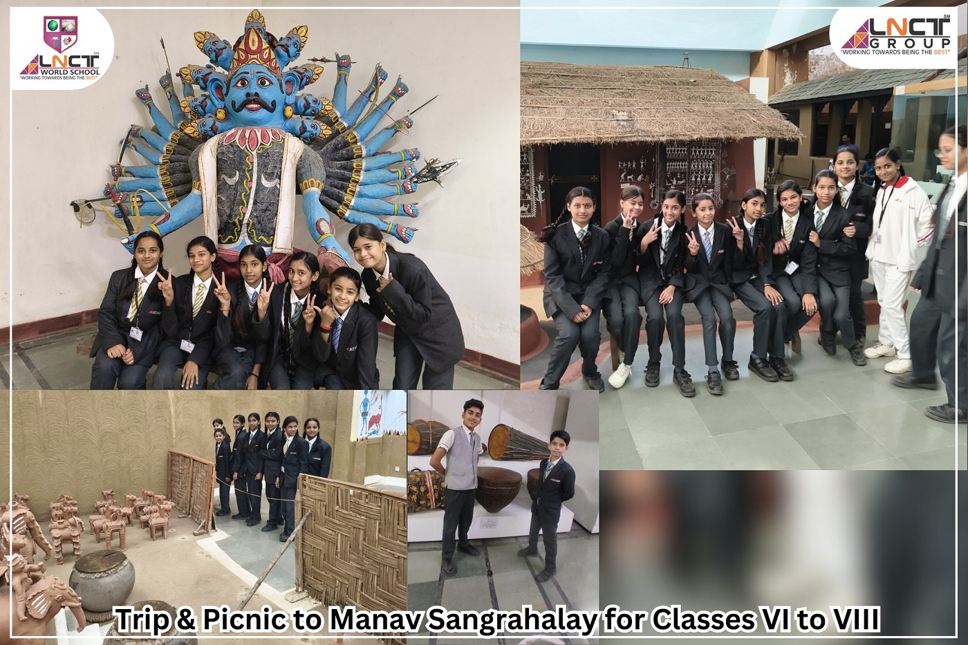 Educational Trip & Picnic to Manav Sangrahalay for Classes VI to VIII 