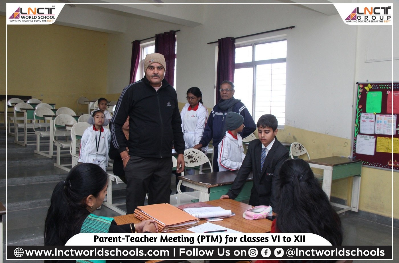 PTM for Classes VI to XII – 21st December 2024 LNCT World School