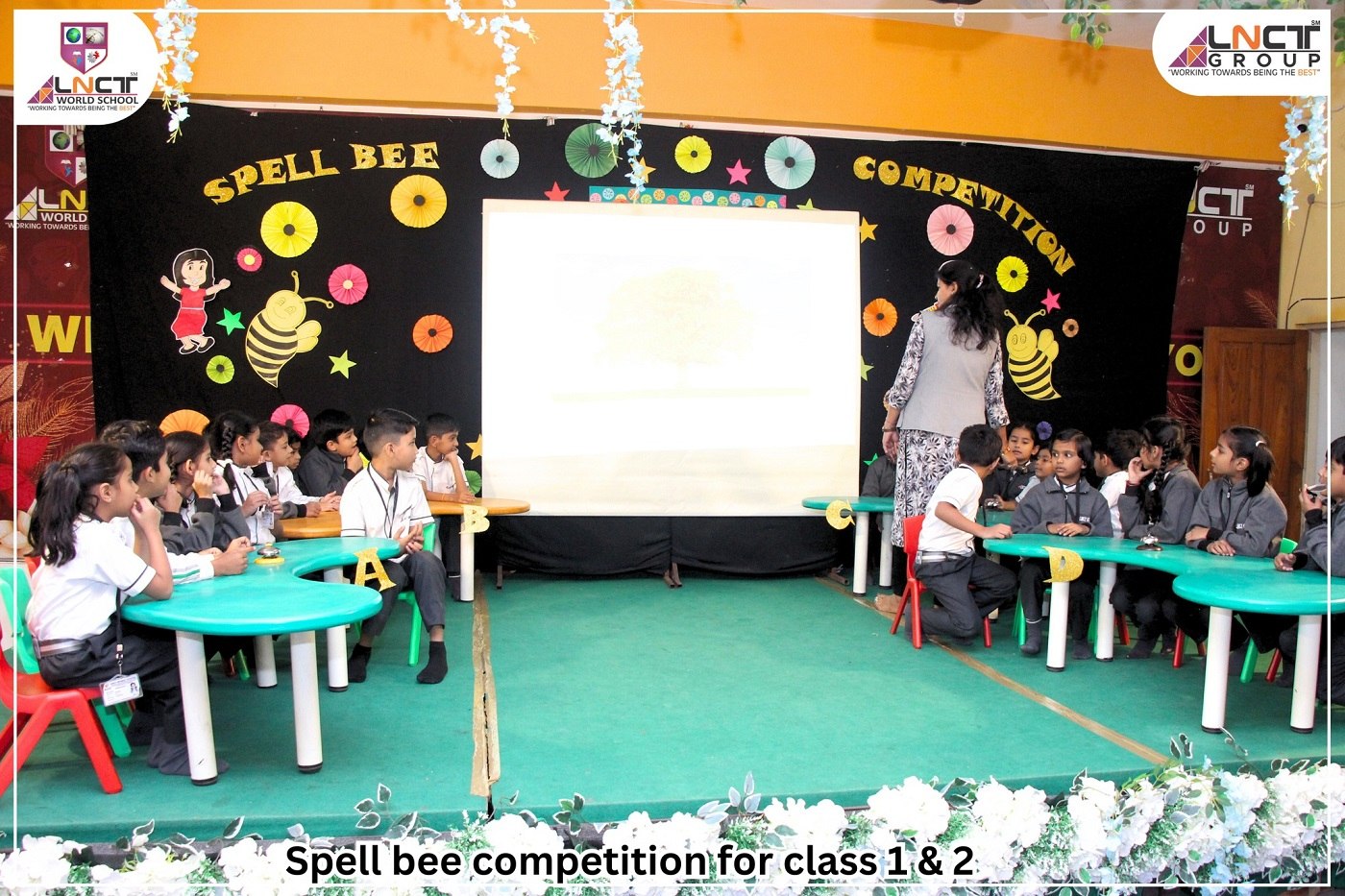  Spell Bee Competition at LNCT World School